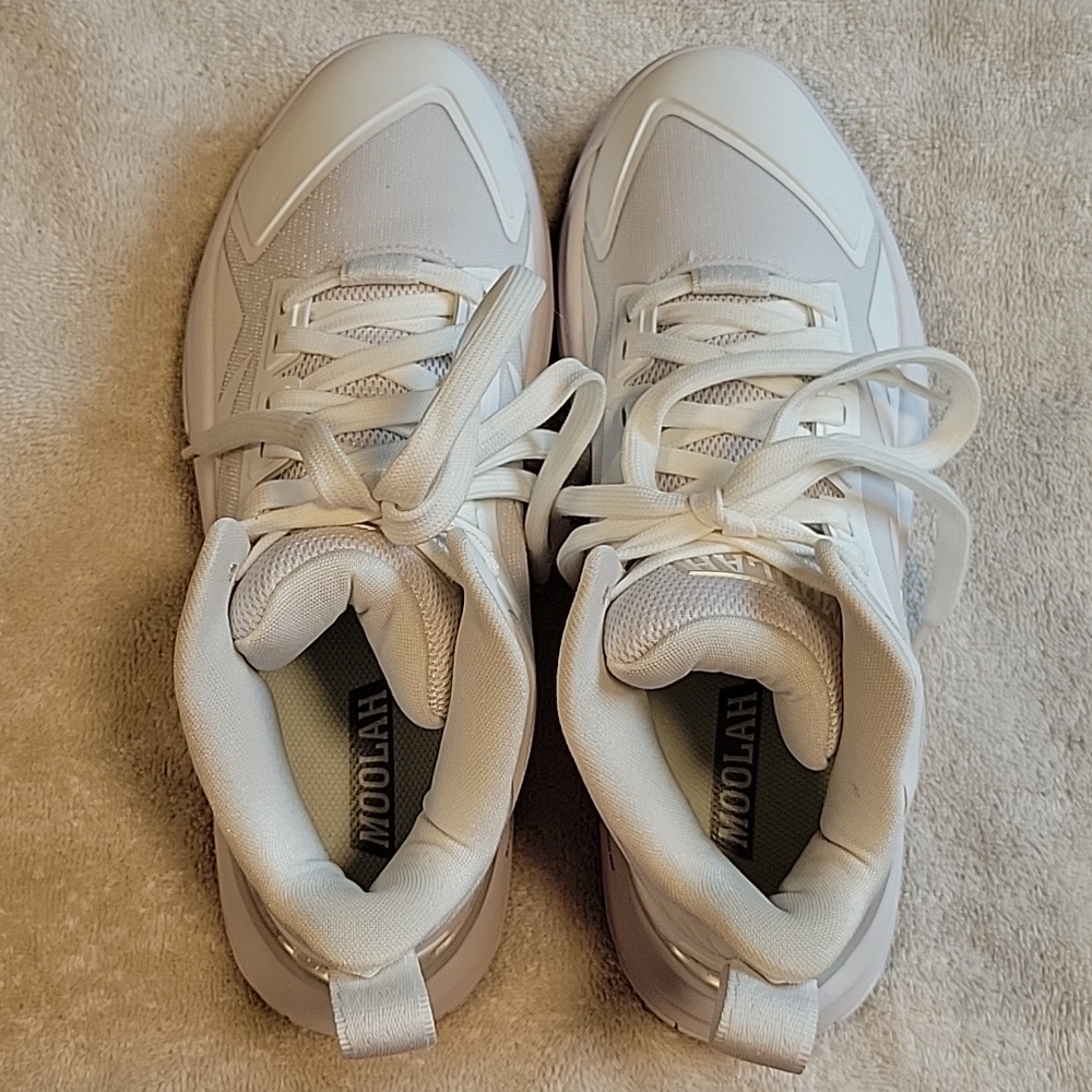 Moolah Triple Double White Hot Basketball Sneakers - Picture 6 of 8